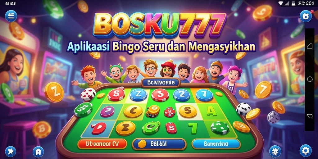 Screenshot gameplay Bingo yang menarik dan interaktif dari BOSKU777.