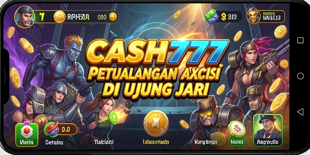 Tampilan gameplay seru dan mendebarkan di CASH777.