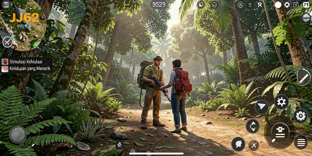 Tampilan gameplay JJ62 yang menawan dan realistis.