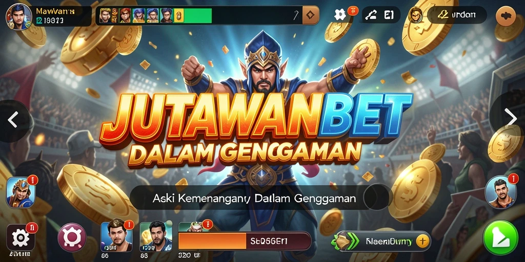 Tampilan aksi intens pada gameplay JUTAWANBET yang menegangkan.