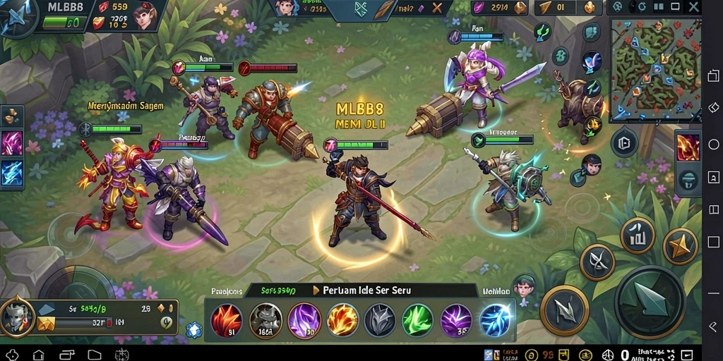Screenshot MLBB8 menampilkan gameplay Idle yang seru dan menarik.