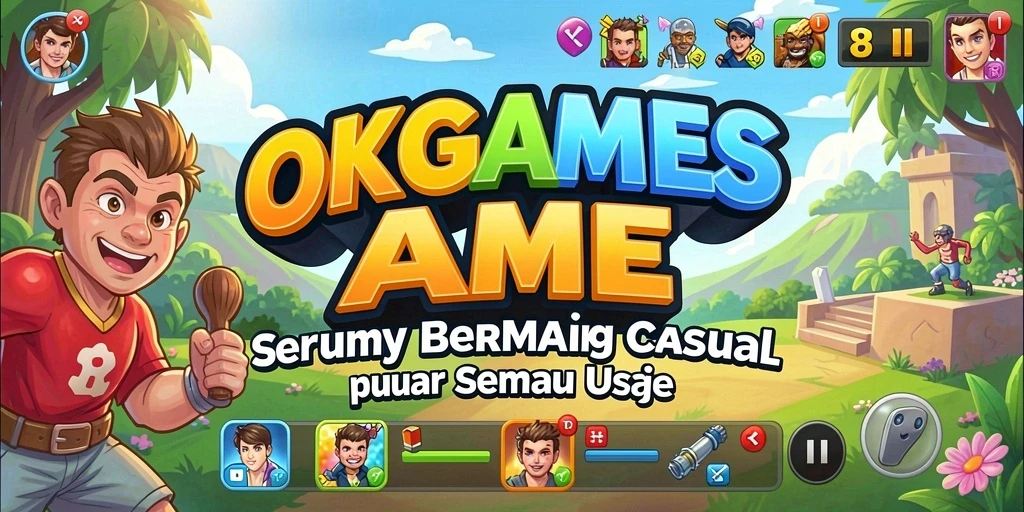 Screenshot gameplay OKGAMES yang menggambarkan keseruan tantangan.