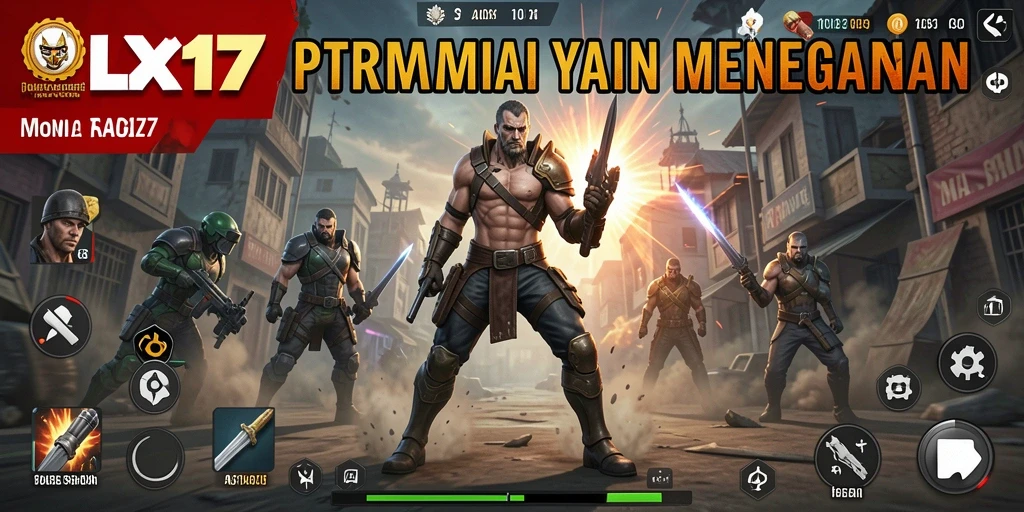 Tangkapan layar menampilkan aksi intens dalam gameplay OLX17 yang mendebarkan.