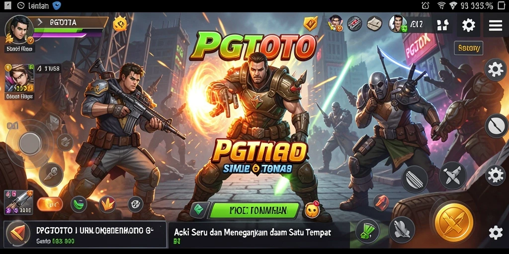 Tampilan gameplay PGTOTO yang penuh aksi dan menegangkan.