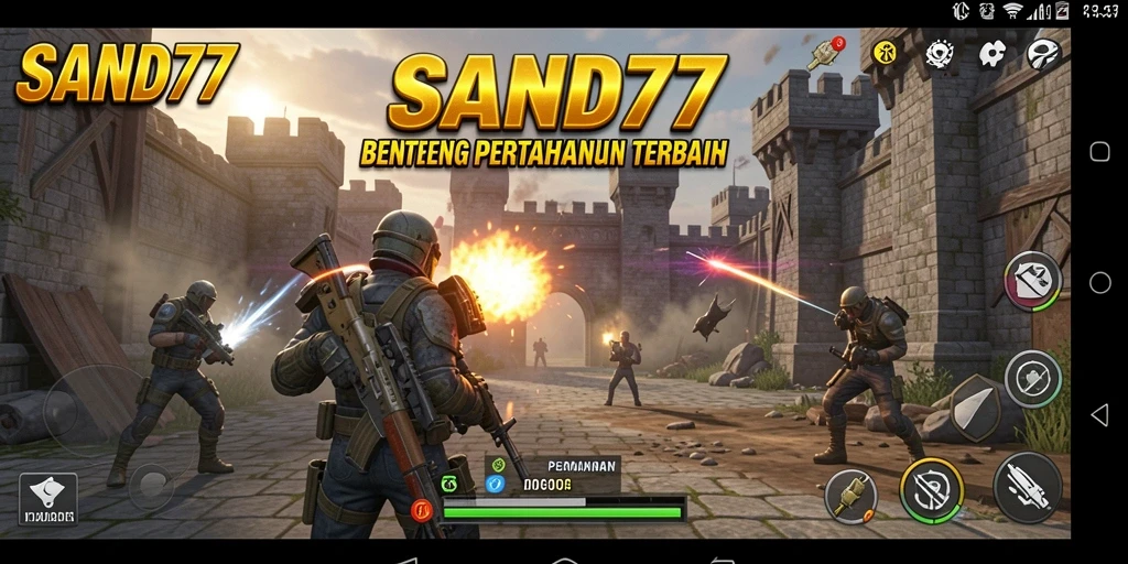 Tampilkan gameplay memukau SAND77 dengan aksi yang intens.