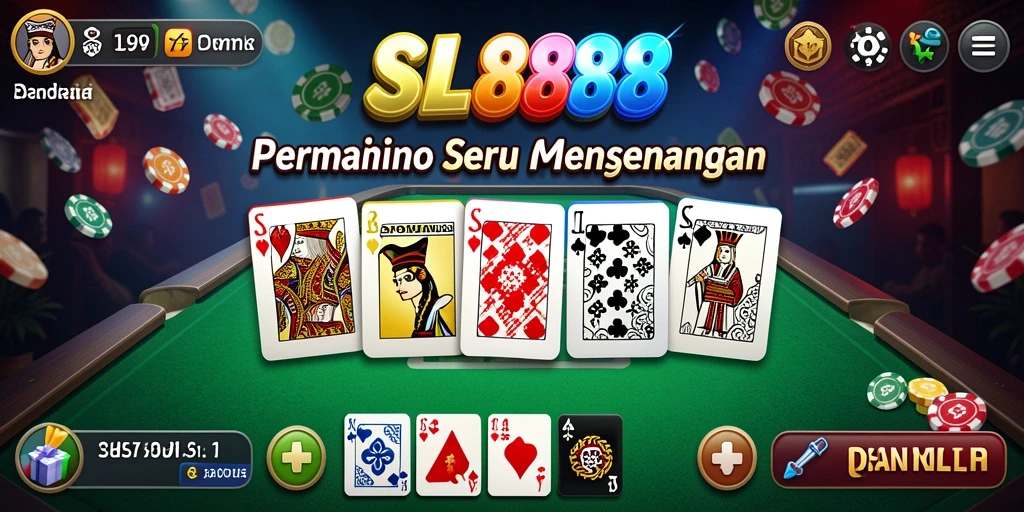 Tampilan gameplay seru dari SL888, menjadikan setiap permainan domino lebih mengasyikkan.