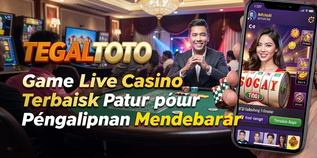Screenshot gameplay TEGALTOTO menunjukkan suasana kasino yang nyata.